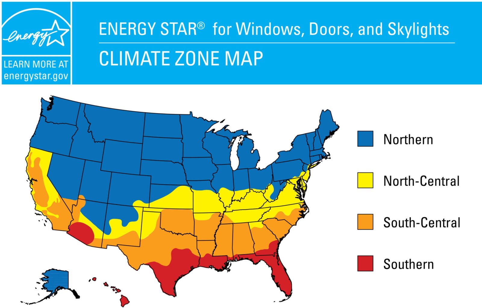 Energy-star-map climate